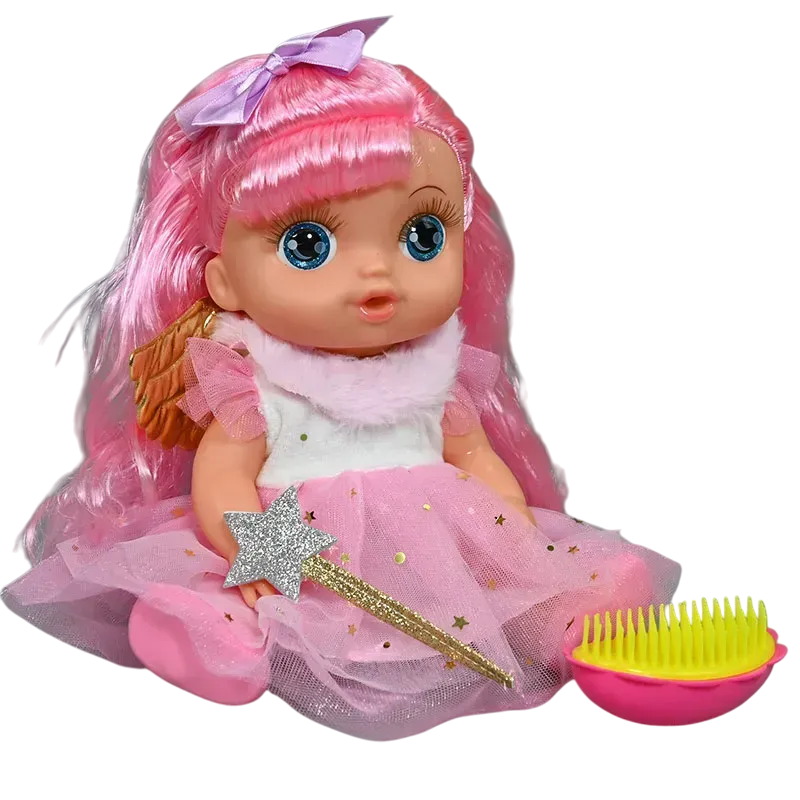 Кукла функциональная Звездная фея со свето-звуковыми эффектами из пластика 28 см Розовый (150-98-YL2530W-B-I-DM-UA)