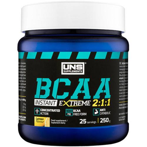 Аминокислота BCAA для спорта UNS BCAA 2-1-1 Instant 250 г 25 порций Lemon