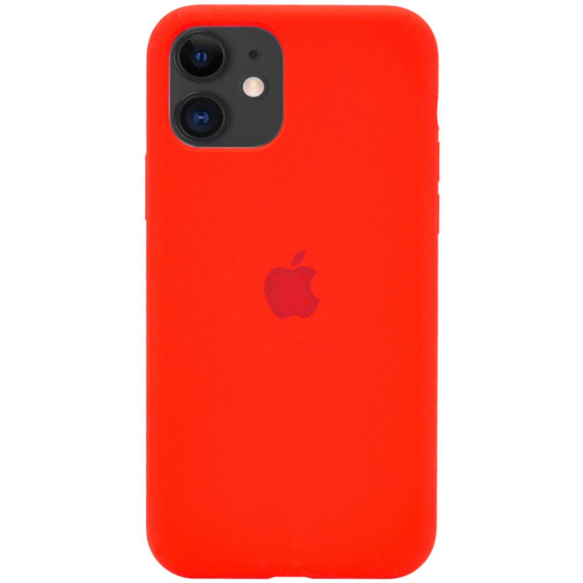 Противоударный чехол Silicone Full Case AA Open Cam для Apple iPhone 11 Red
