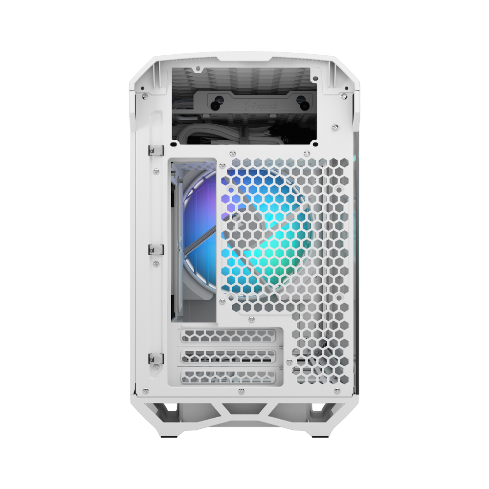 Корпус для компьютера Fractal Design Torrent Nano RGB TG Clear Tint no PSU White (FD-C-TOR1N-05) - фото 5 Корпус для компьютера Fractal Design Torrent Nano RGB TG Clear Tint no PSU White (FD-C-TOR1N-05) - фото 5