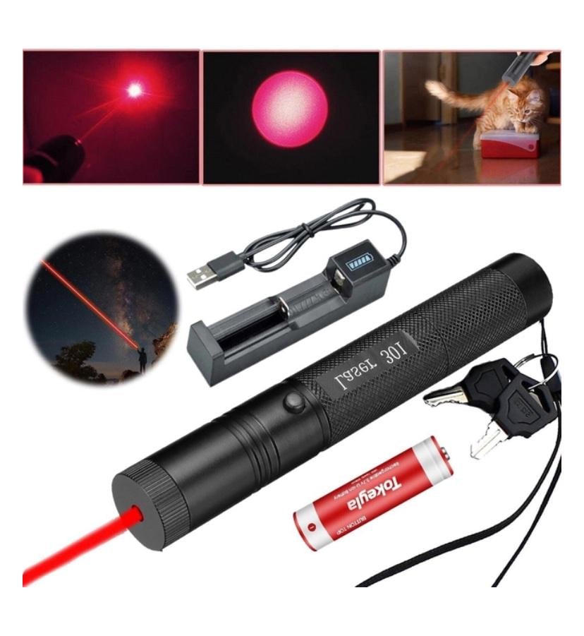 Лазерна указка Laser Pointer 303 з акумулятором 18650 Red (30151169АER) - фото 4