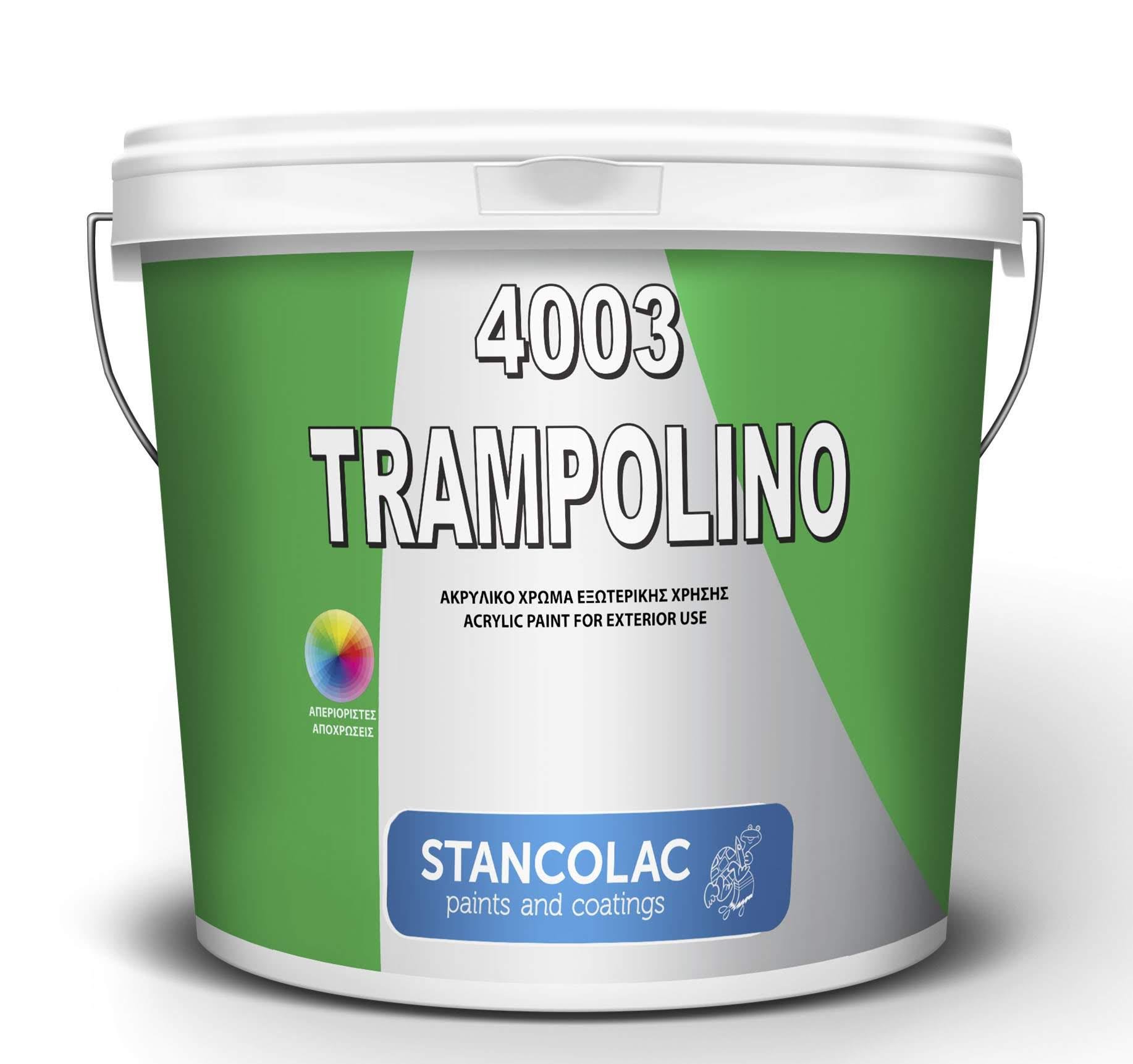 Краска фасадная Stancolac 4003 Trampolino акриловая 15 кг Белый