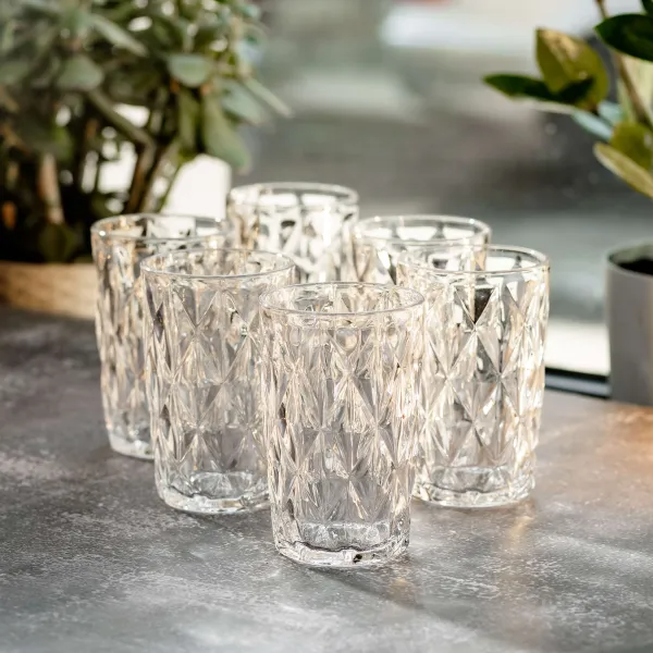 Набір склянок Lirmartur високих 6 шт. по 300 мл Прозорий - фото 4