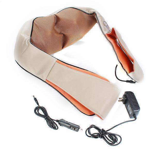Массажер роликовый с подогревом Shiatsu Massager of Neck Kneading