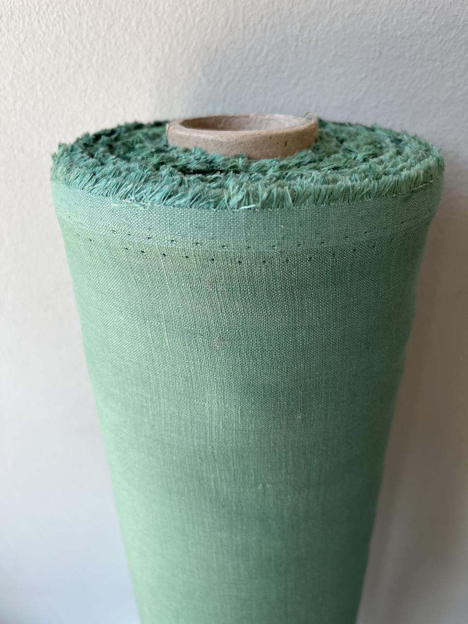 Ткань LINEN PLUS 100% лен 143 см 1621 Зеленый - фото 3 Ткань LINEN PLUS 100% лен 143 см 1621 Зеленый - фото 3
