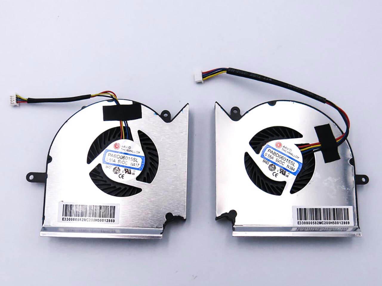 Вентилятор для ноутбука MSI MS-17E5 2 шт. (137314)