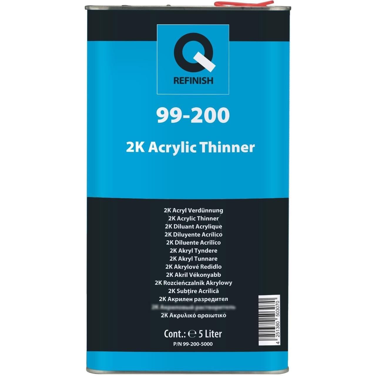 Разбавитель для акриловых продуктов Q-REFINISH 99-200 5 л