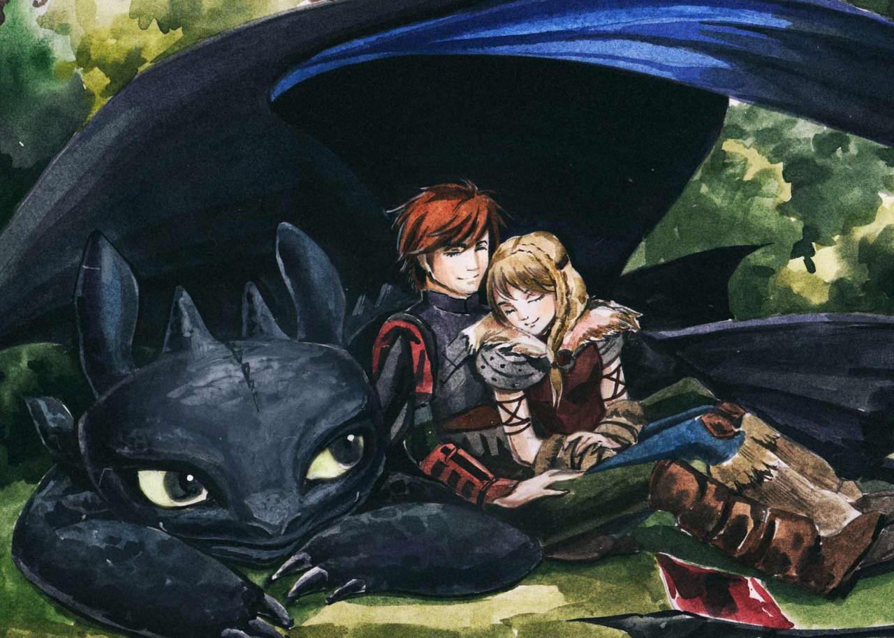 Картина GeekLand How to train your dragon фан (HD.09.081)
