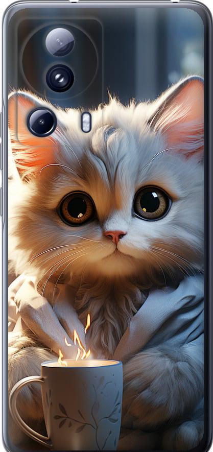 Чехол на Xiaomi 13 Lite White cat (5646u-3017-42517)
