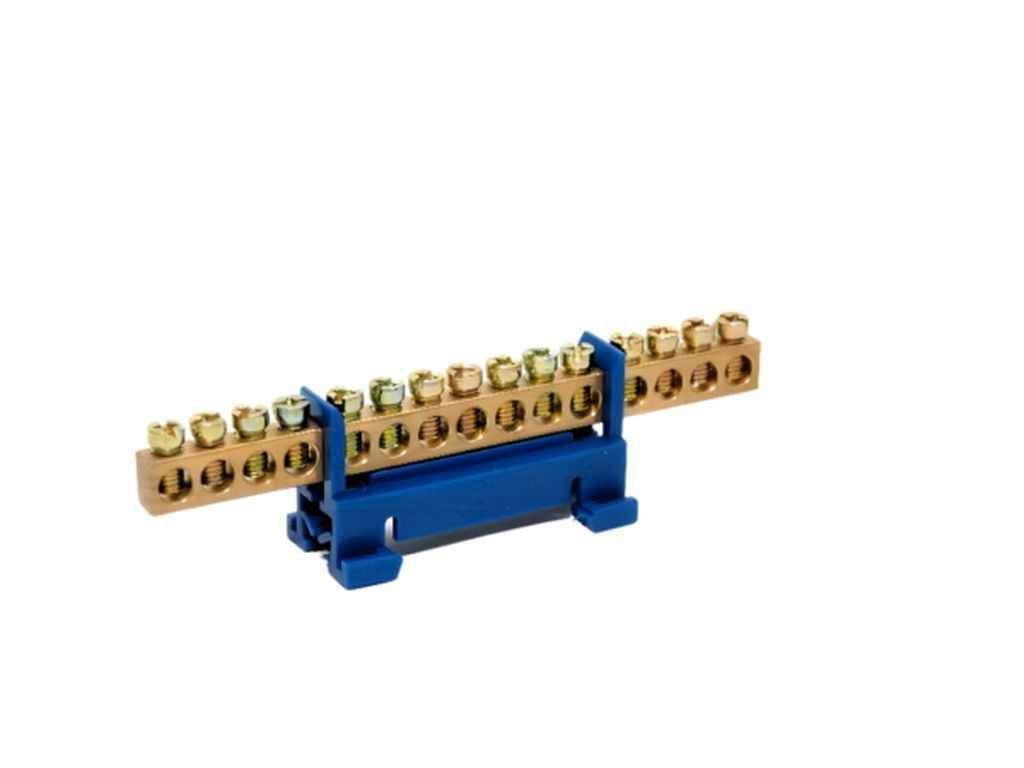 Шина нулевая Кова 15 отверстий на Din-рейку (1072691)