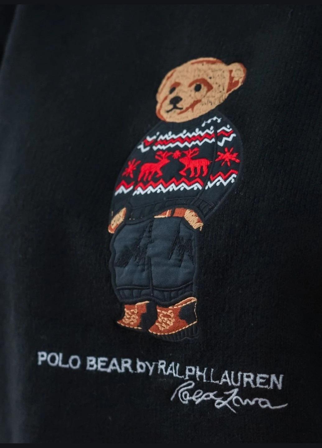 Светр жіночий Ralph Lauren POLO Bear PLR-3101 L Black - фото 5