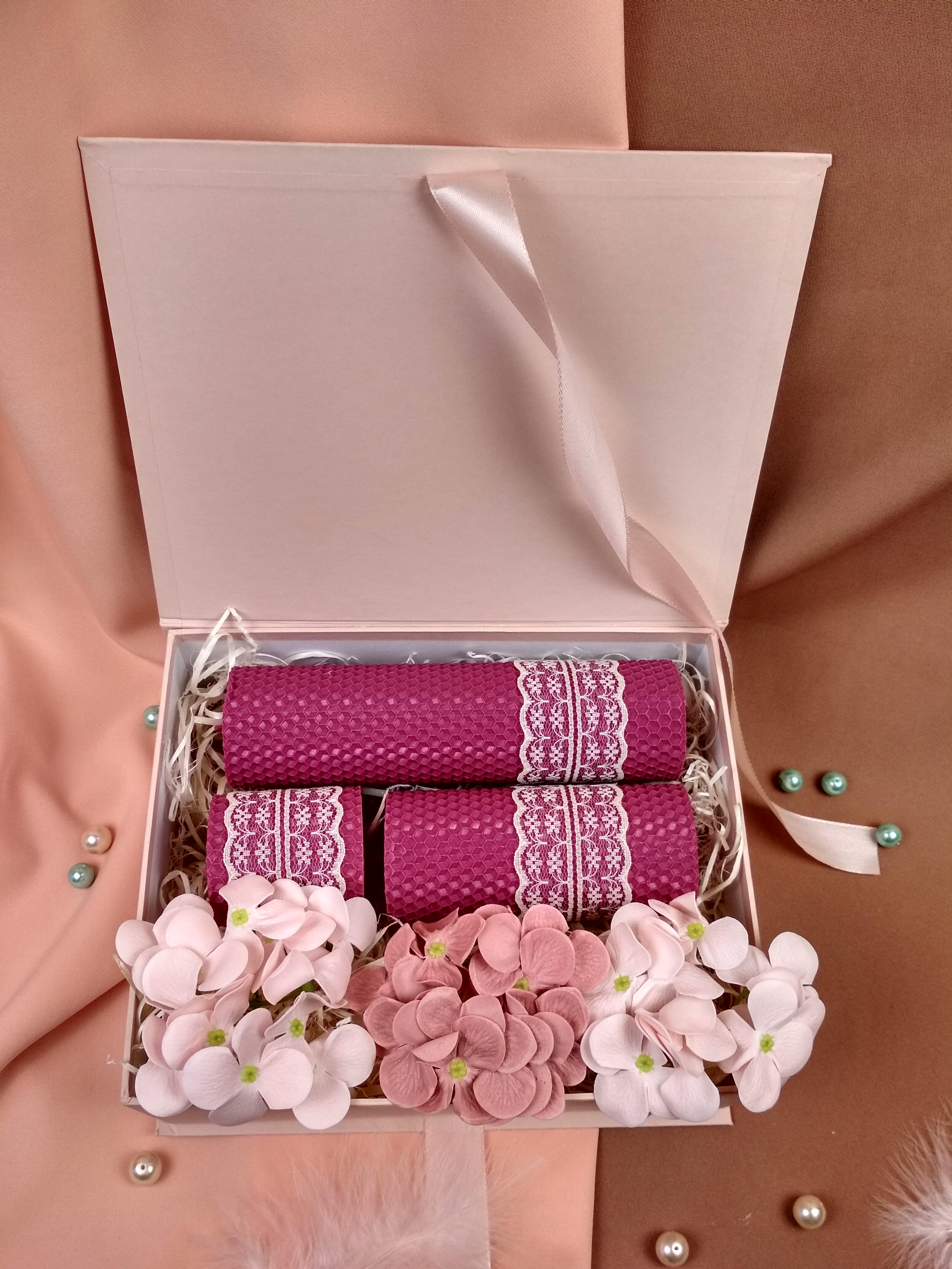 Набор свечей вечерний Velluto из вощины душистые натуральные