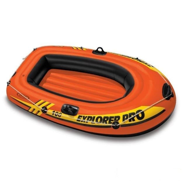 Лодка надувная Intex Explorer одноместная с ручками до 80 кг (58355) - фото 1