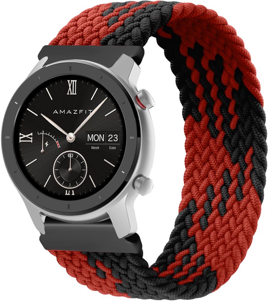 Ремешок Solo Loop Multi для Amazfit GTR 42 мм (145 мм) Black/Red (26292-44)