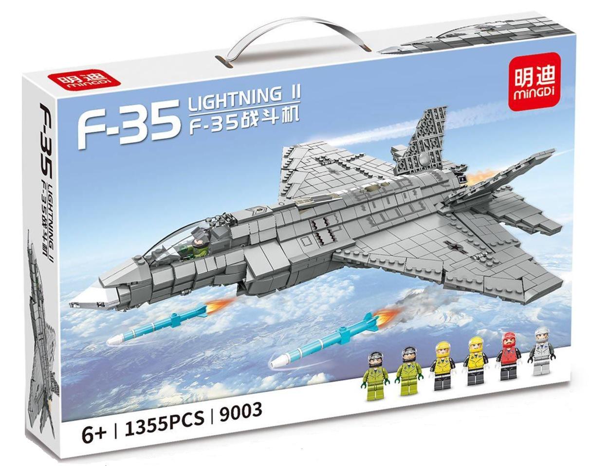 Конструктор Военный Самолет Истребитель F-35 1355 деталей Grey (1998522583) Конструктор Военный Самолет Истребитель F-35 1355 деталей Grey (1998522583)