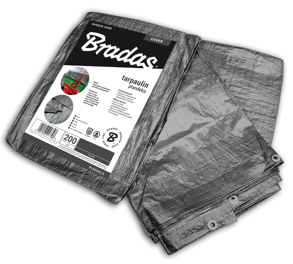 Тент Bradas 10x12 м 200 г/м² Grey (22138)