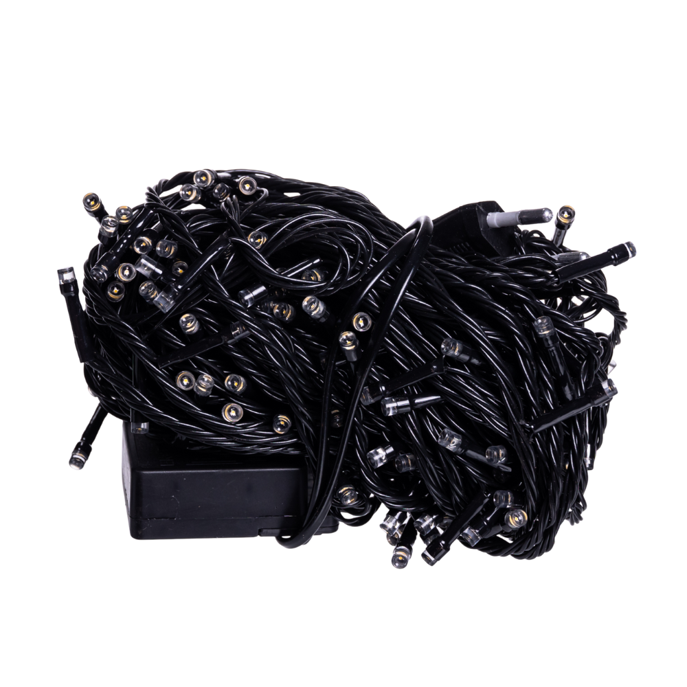 Гірлянда кімнатна Нитка W160LED16MBW 14 м 160 LED Чорний/Холодний Білий (29912827) - фото 3 Гірлянда кімнатна Нитка W160LED16MBW 14 м 160 LED Чорний/Холодний Білий (29912827) - фото 3