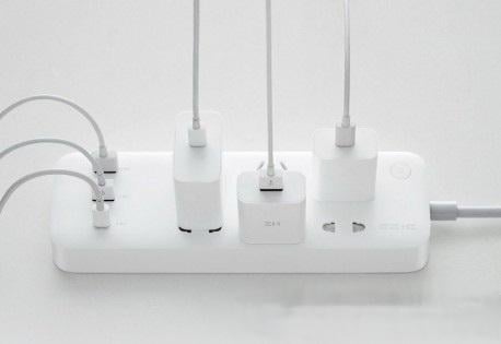 Фільтр-подовжувач мережевий MiJia Mi Home ZMI Power Strip CPX01 6 розеток + 2 USB-port + 1 USB-C port 65 Вт White (CXP01) - фото 3 Фільтр-подовжувач мережевий MiJia Mi Home ZMI Power Strip CPX01 6 розеток + 2 USB-port + 1 USB-C port 65 Вт White (CXP01) - фото 3