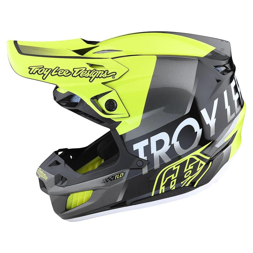 Мотошлем TLD SE5 COMPOSITE HELMET QUALIFIER GLO Yellow/BLk M