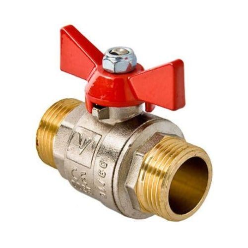 Кран шаровой полнопроходной Valves 0003 прямой 1/2" НН PN30 вода Кран шаровой полнопроходной Valves 0003 прямой 1/2" НН PN30 вода