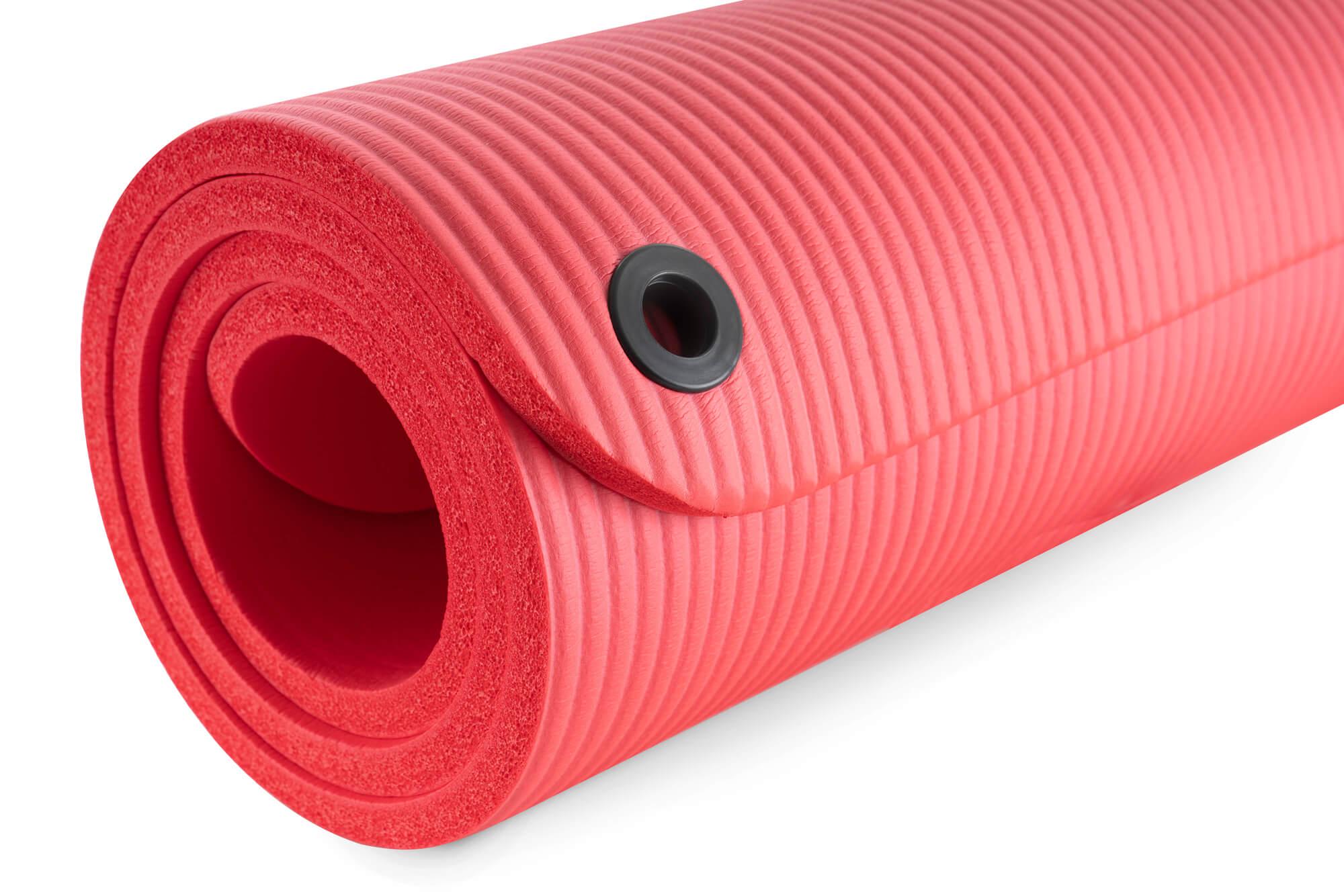 Мат для фитнеса и йоги с отверстиями Hop-Sport HS-N015GM 1,5 см Красный - фото 6 Мат для фитнеса и йоги с отверстиями Hop-Sport HS-N015GM 1,5 см Красный - фото 6