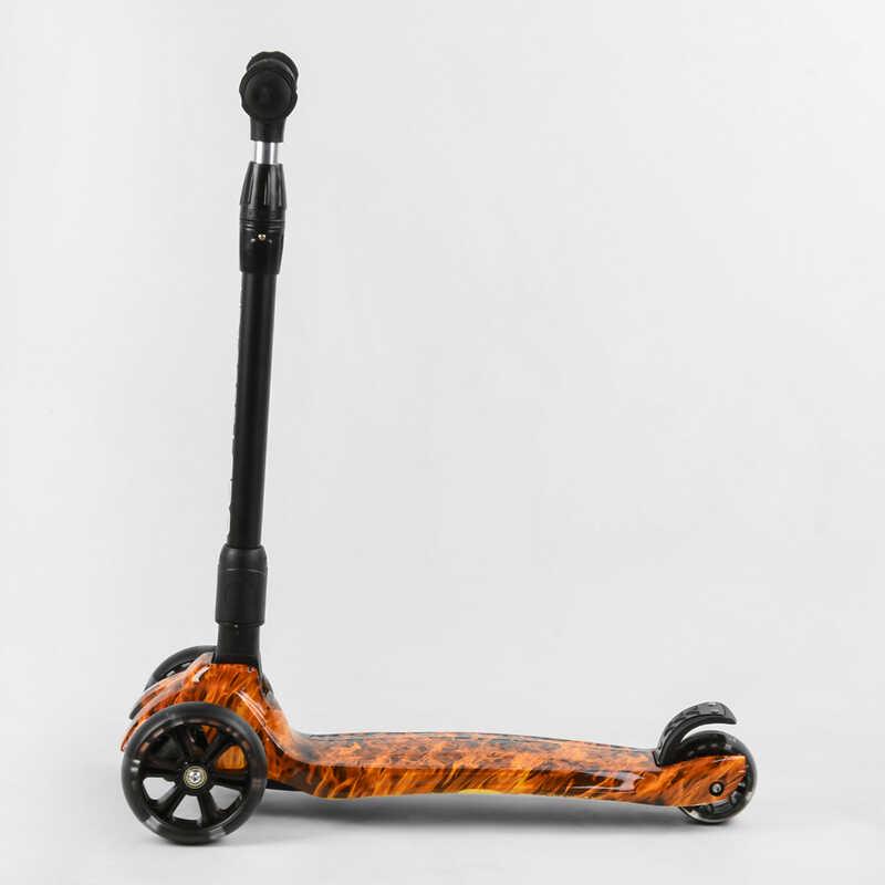Самокат триколісний Best Scooter 32-389 MAXI 3 колеса PU зі світлом