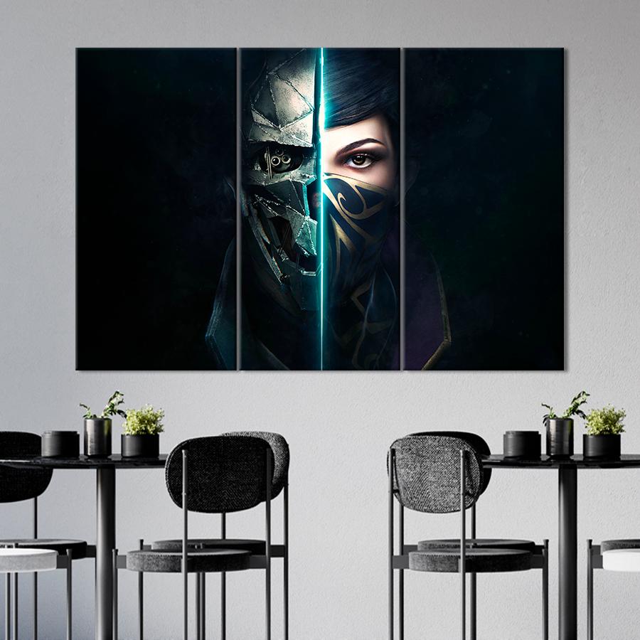 Настенний декор Героиня игры Dishonored 2 Эмили Колдуин 78x48 см (A158-3)