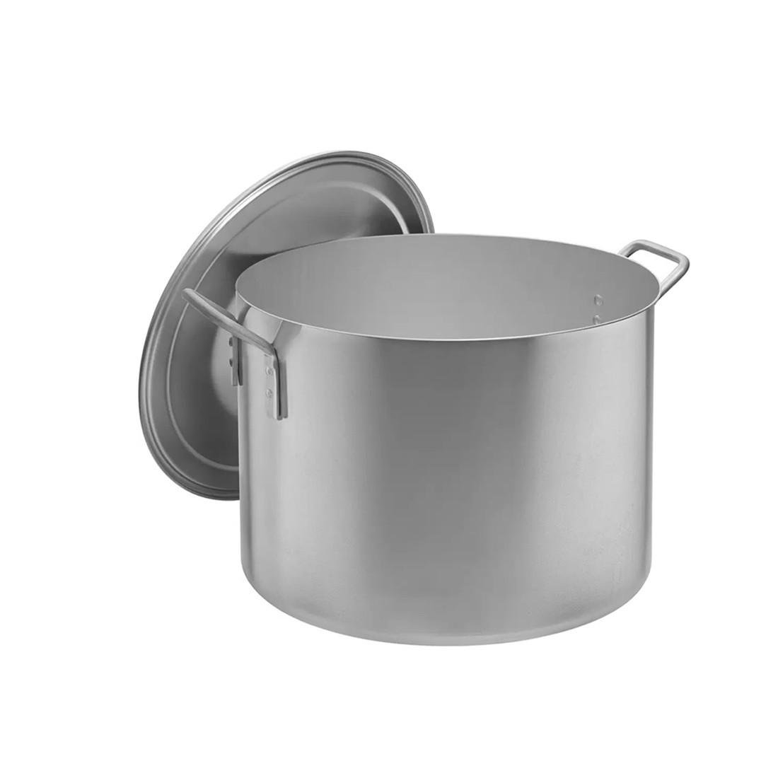 Кастрюля с крышкой Interos алюминиевая 40 л 41 см - фото 2 Кастрюля с крышкой Interos алюминиевая 40 л 41 см - фото 2