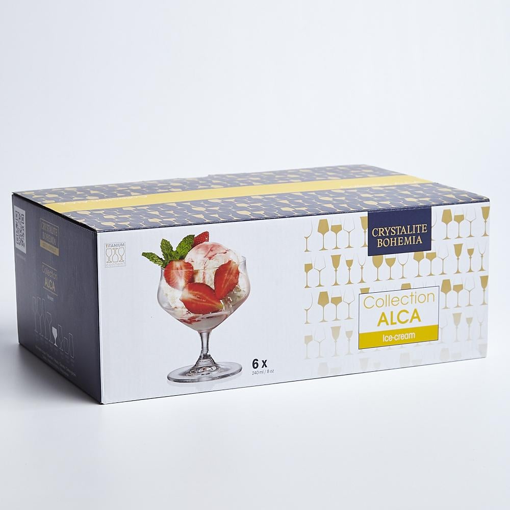 Бокалы Bohemia Alca 240 мл богемское стекло 6 шт. (8cddd4b3) - фото 2 Бокалы Bohemia Alca 240 мл богемское стекло 6 шт. (8cddd4b3) - фото 2