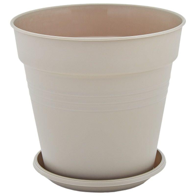 Горщик Алеана Глорія з підставкою фрезія 0,6 л 11х10,2 см (4823052326500) Горщик Алеана Глорія з підставкою фрезія 0,6 л 11х10,2 см (4823052326500)