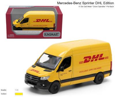 Модель автобус mercedes benz 5'' kt5429w sprinter dhl edition (MTT-139619)