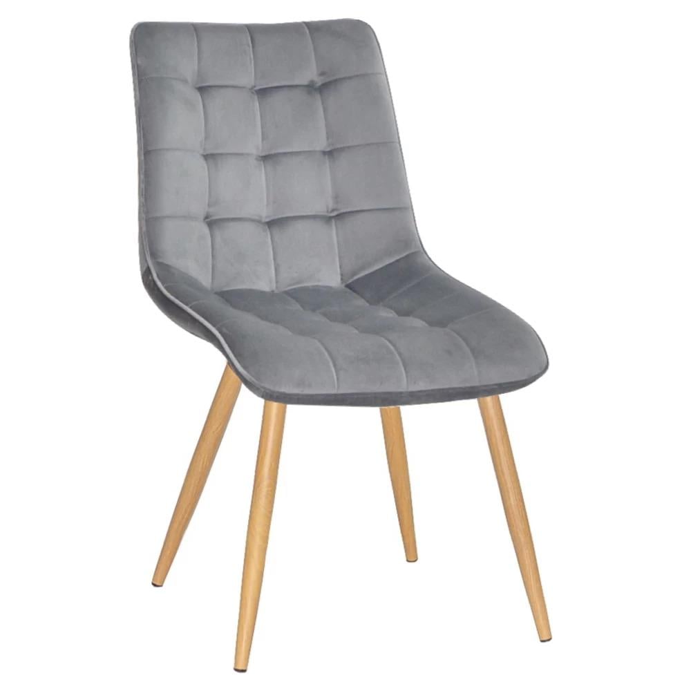 Стул Darin wood p601 бархат Серый (898762)