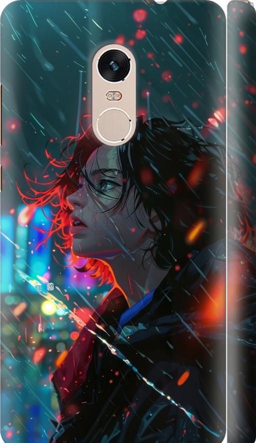 Чехол на Xiaomi Redmi Note 4 Ночные огни (6096m-352-42517)