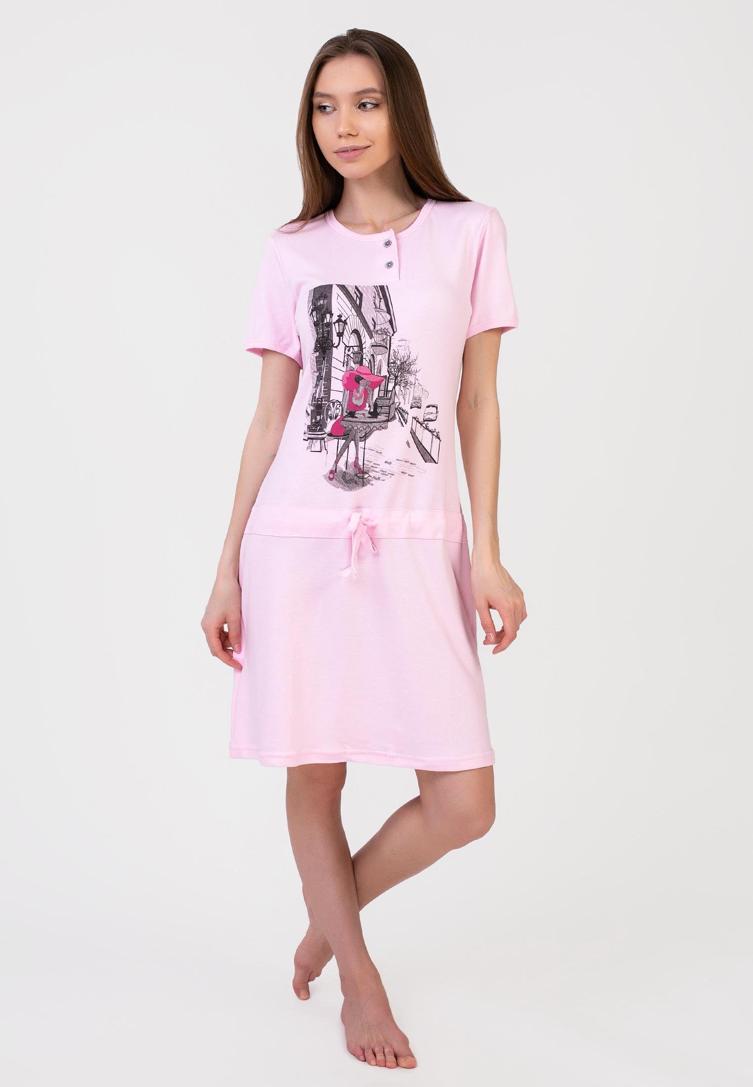 Платье домашнее Ogham 1442 Кафе M Rosa (ZIK0000008530)
