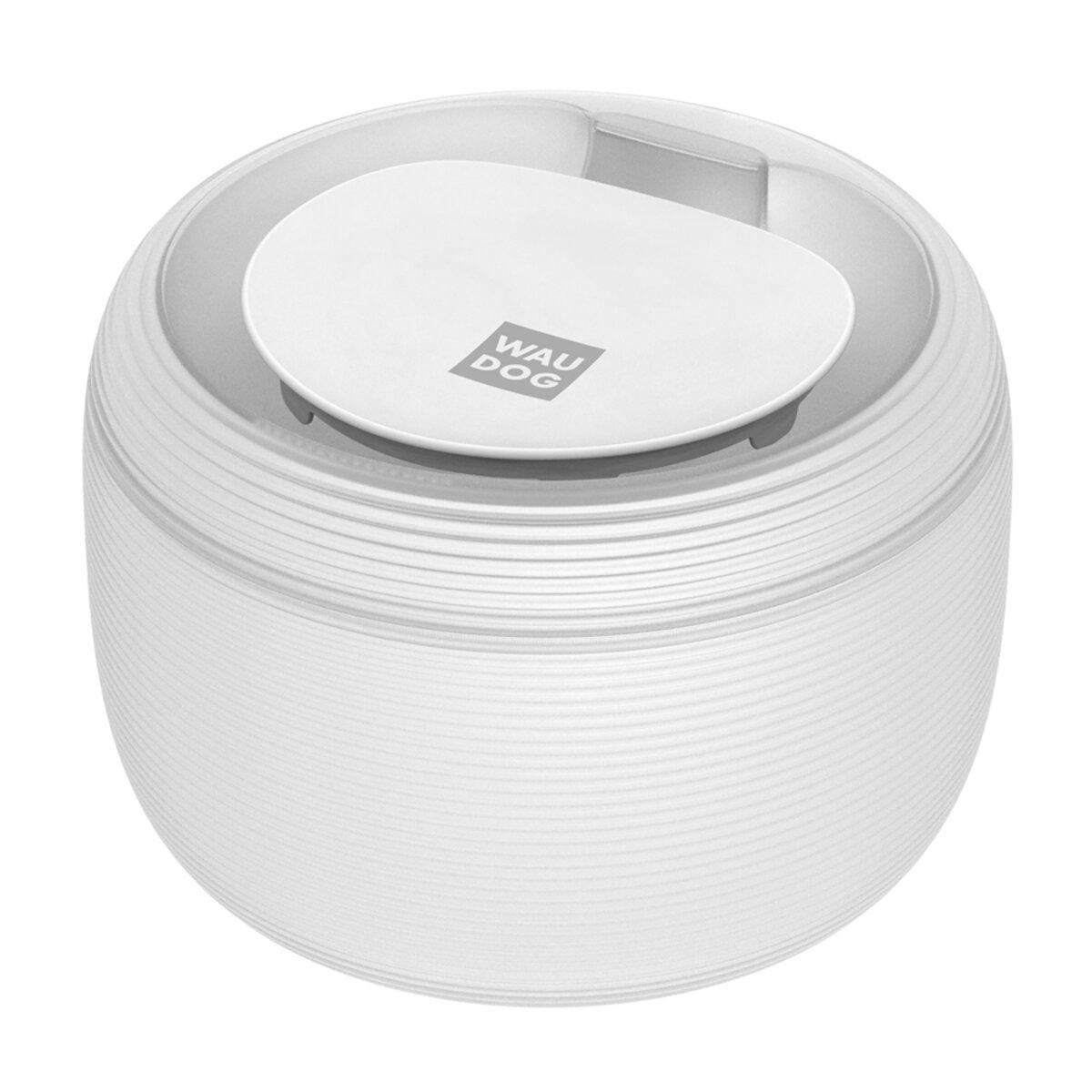 Фонтан-поилка для котов и собак Collar WAUDOG с подсветкой 2,5 л Белый (Collar506915)