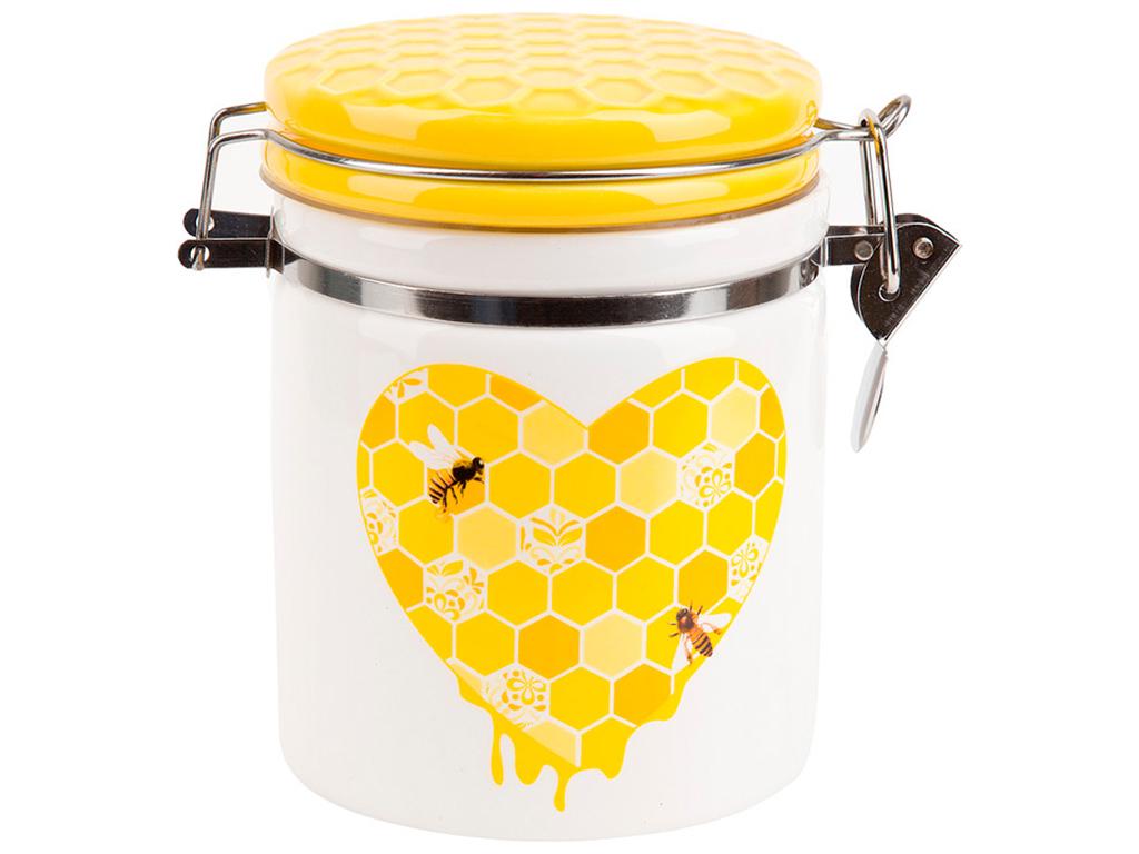 Банка керамическая с крышкой Honey 650 мл (BDI-DM792-HN)