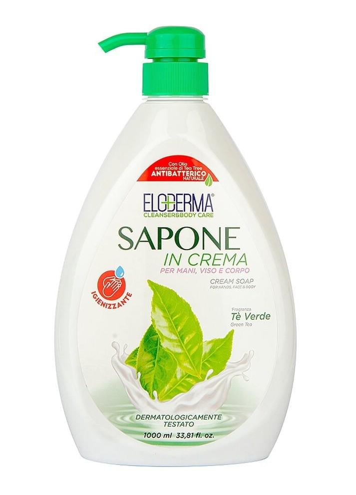 Крем-мыло антибактериальное Eloderma Зеленый Чай 1000 мл (НФ-00002386)