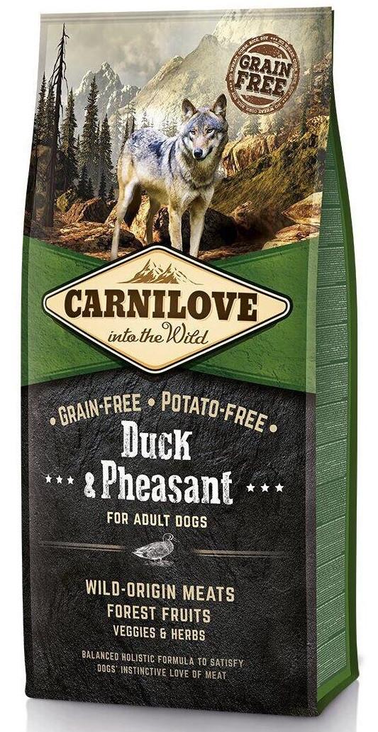 Корм беззерновий для собак Carnilove Duck&Pheasant всіх порід з качкою та фазаном 12 кг (1789927846) - фото 1