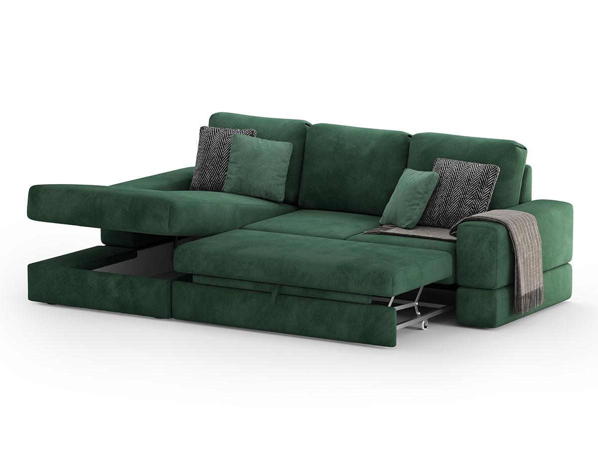 Диван кутовий Loft 4 260х160х75 см Зелений (Арт.1117) - фото 3