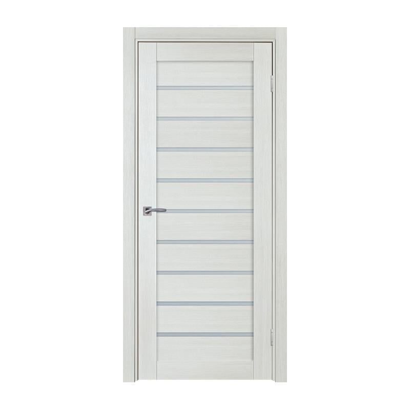 Дверное полотно ТД ТД-41 2000х600 мм R Дуб беленый/Белое стекло