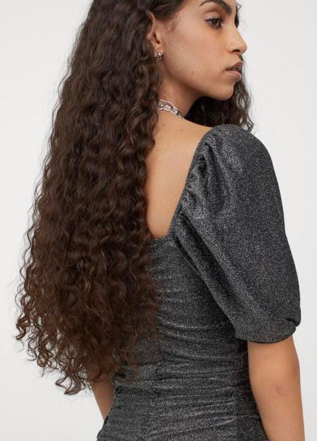 Платье H&M XS Серый (9214472b50) - фото 2 Платье H&M XS Серый (9214472b50) - фото 2