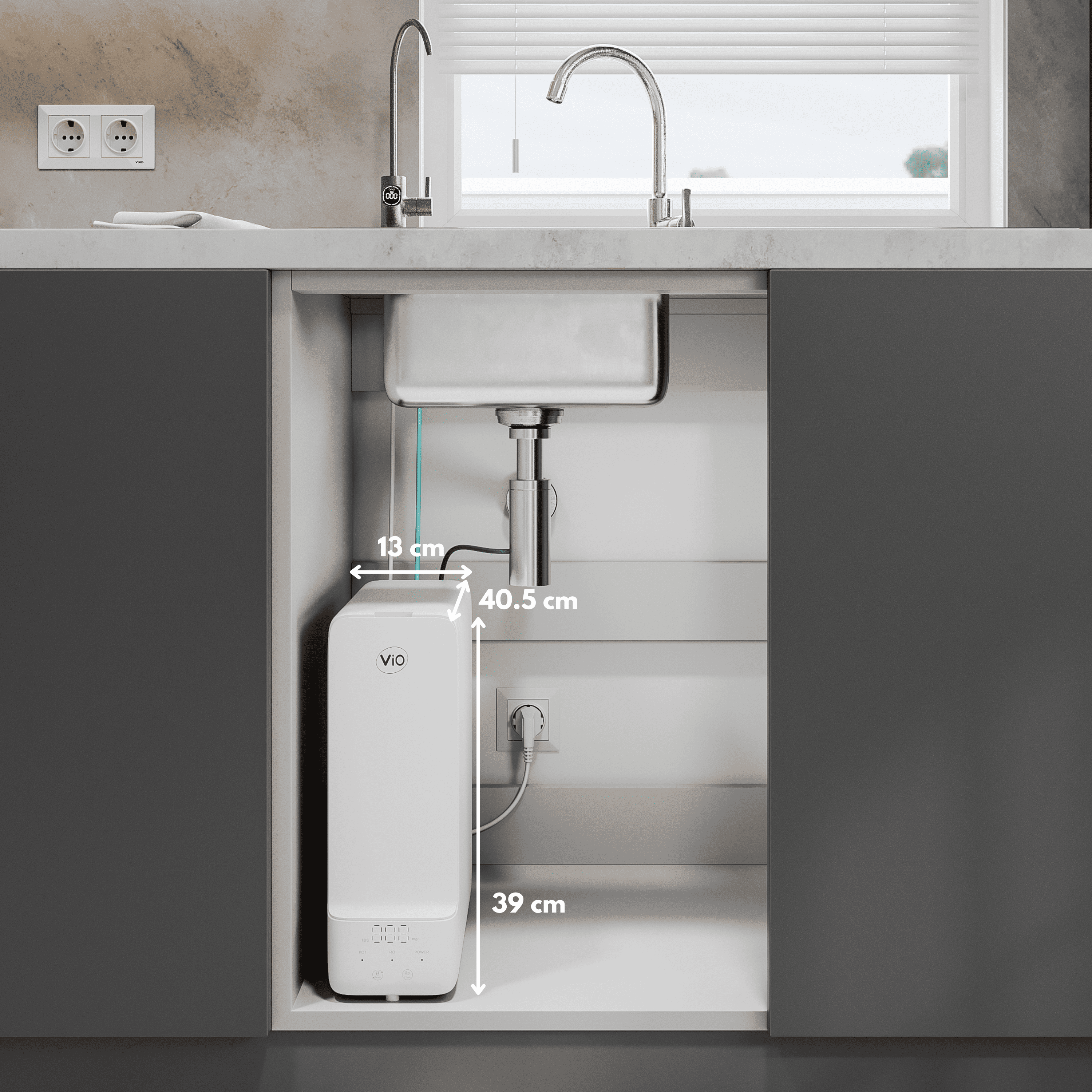 Фільтр для питної з системою зворотного осмосу ViO AW-RB36-1000T під мийку (21995738) - фото 3