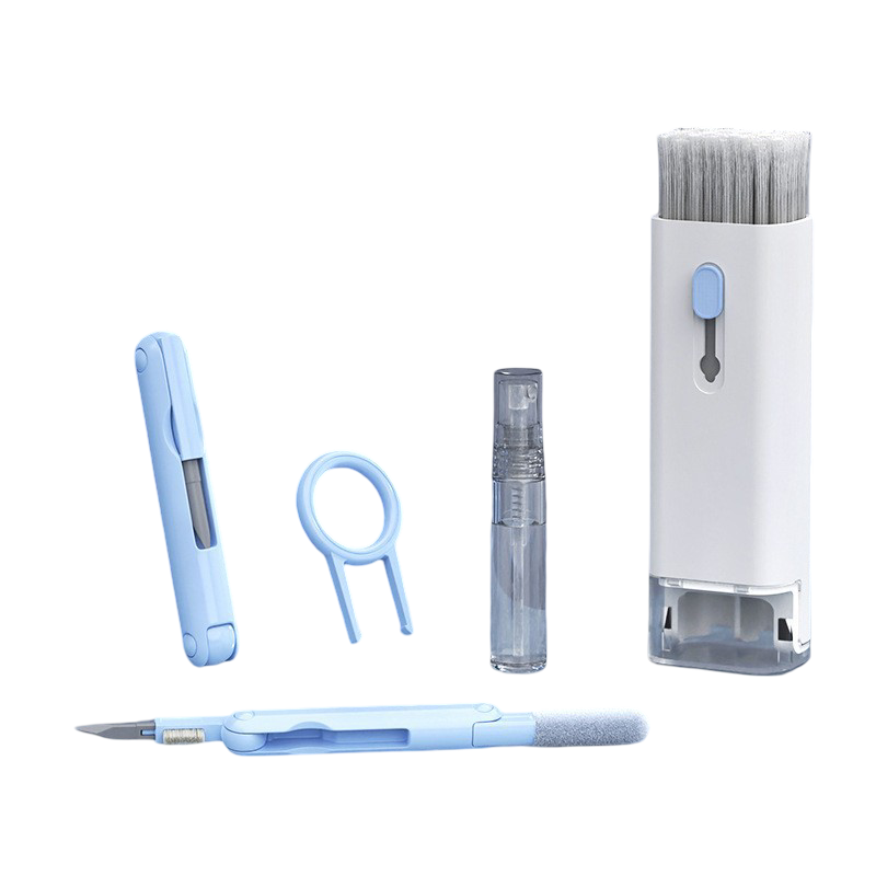Набір для догляду за ноутбуком та телефоном щітки/пінцет/спрей (U9515) Набір для догляду за ноутбуком та телефоном щітки/пінцет/спрей (U9515)