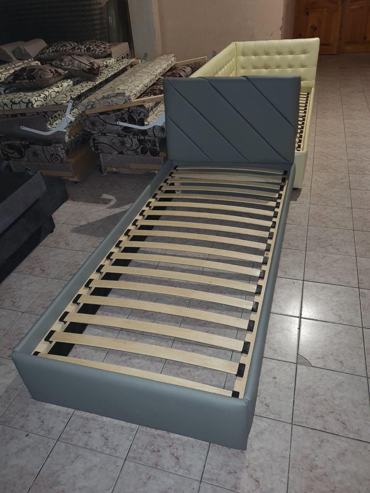 Ліжко SheridanDesign з підйомним механізмом каркас метал 90x200 см Сірий - фото 4 Ліжко SheridanDesign з підйомним механізмом каркас метал 90x200 см Сірий - фото 4