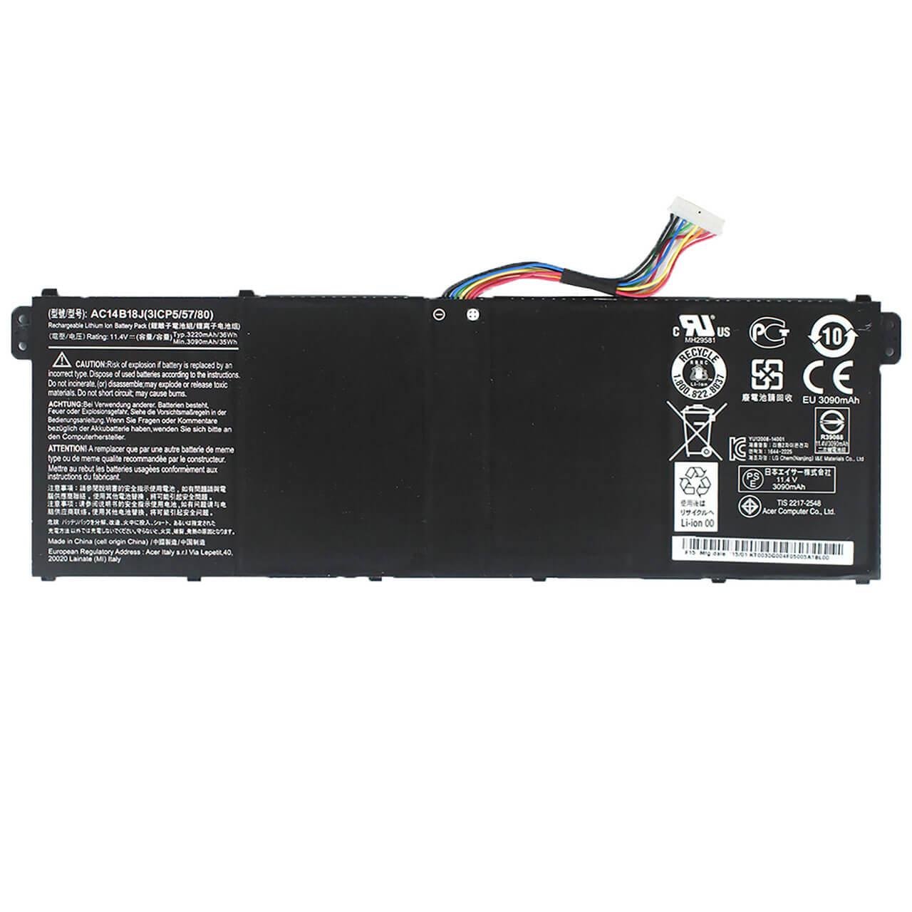 Аккумулятор для ноутбука Acer Gateway NE571 (98917)