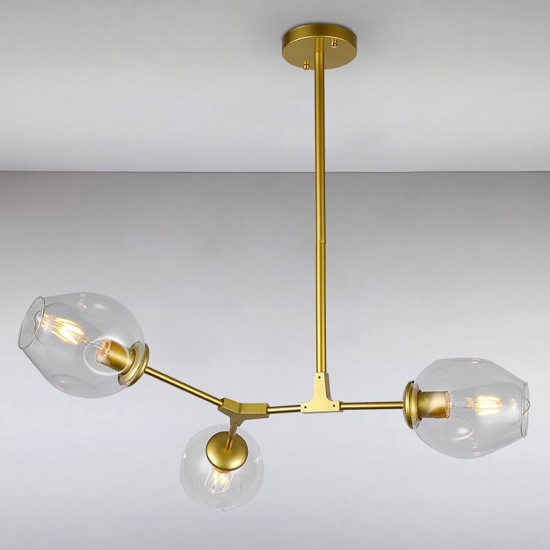 Люстра підвісна молекула Light House LS-15226-3 Золото