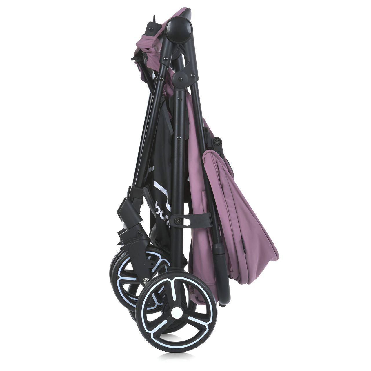 Коляска-книжка прогулянкова Bambi M 4249-2 максимальне навантаження до 25 кг Mauve Matt (24039602) - фото 9