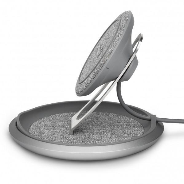 Беспроводная зарядка Moshi Lounge Q Wireless Charging Stand, Nordic Gray (99MO022218) - фото 2