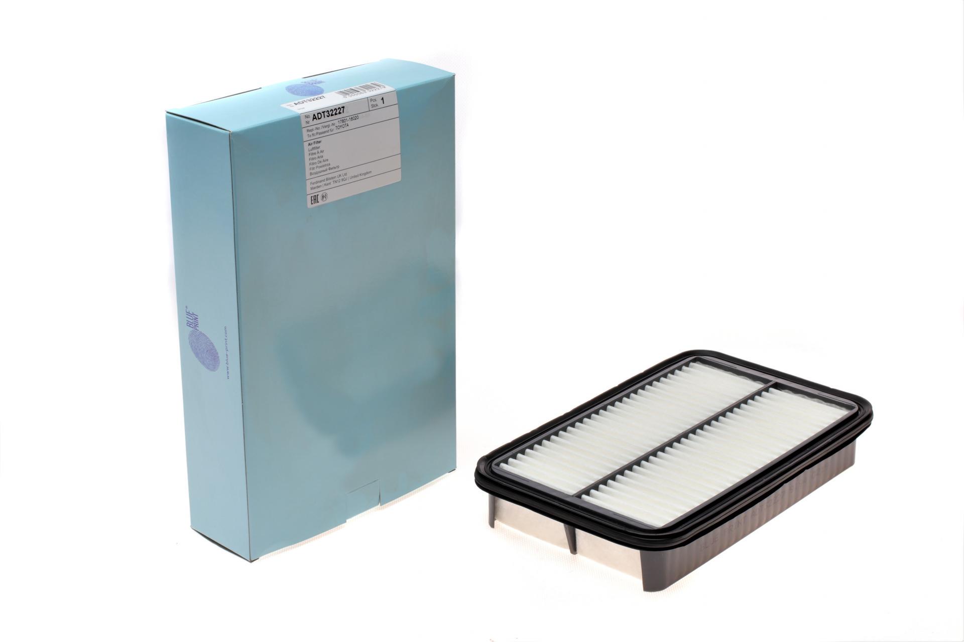 Фильтр воздушный BLUE PRINT для Toyota Corolla/Carina 1,3i/1,6i/1,816V 87-07 (ADT32227)