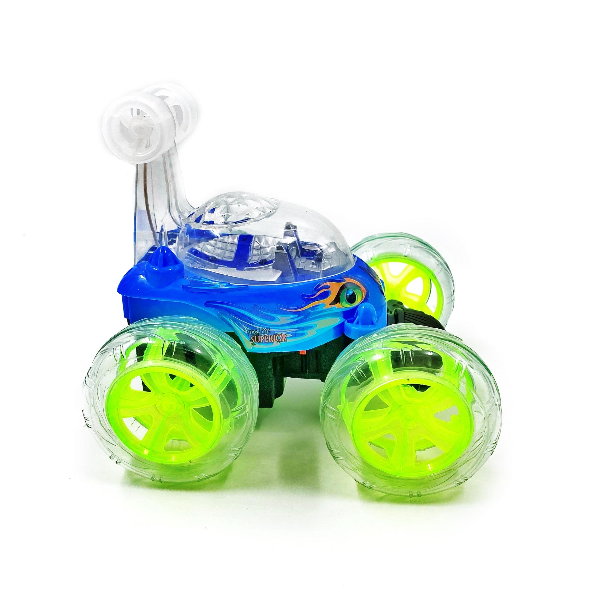 Машинка перевертыш Jia Yue Toys на радиоуправлении с подсветкой 4,8 В 16 см Синий (77463s) - фото 9 Машинка перевертыш Jia Yue Toys на радиоуправлении с подсветкой 4,8 В 16 см Синий (77463s) - фото 9